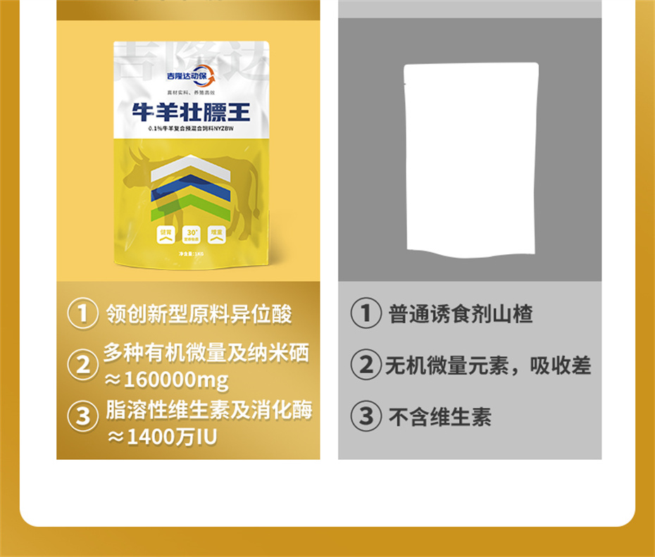 188金宝搏安卓下载
动保牛羊饲料添加剂牛羊壮膘王产品介绍 188金宝搏安卓下载
动保牛羊饲料添加剂牛羊壮膘王产品介绍