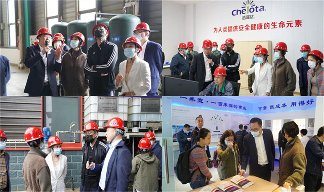 通威股份代表参观188金宝搏安卓下载有机微量元素工厂