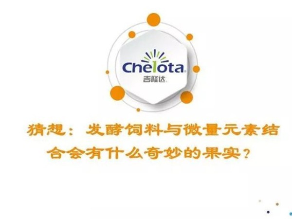 发酵饲料与微量元素结合会有什么奇妙的果实？